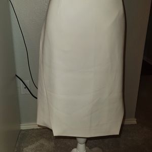 White House Black Market White Skirt